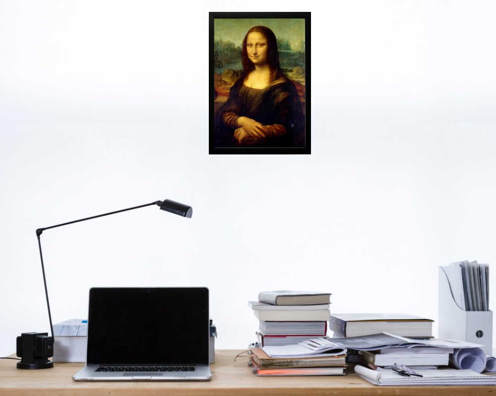 Amazon.co.jp: 『モナリザ』レオナルドダヴィンチ A4 フレーム付