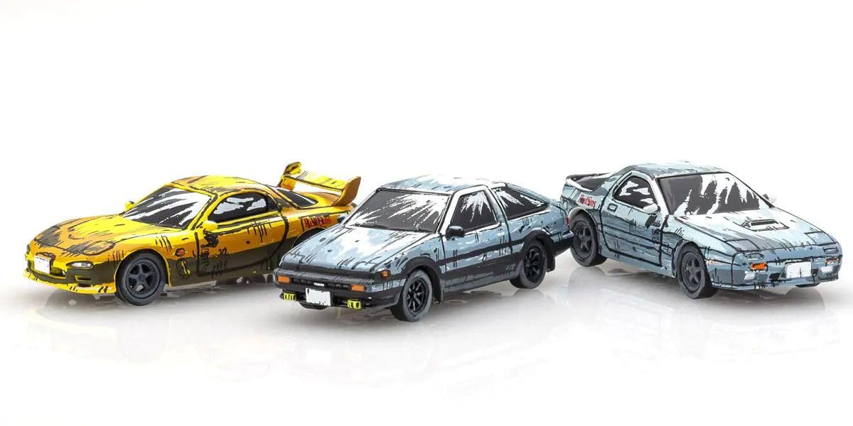 Amazon.com: Kyosho 1/64 Initial D Cartoon Style Painting Edition