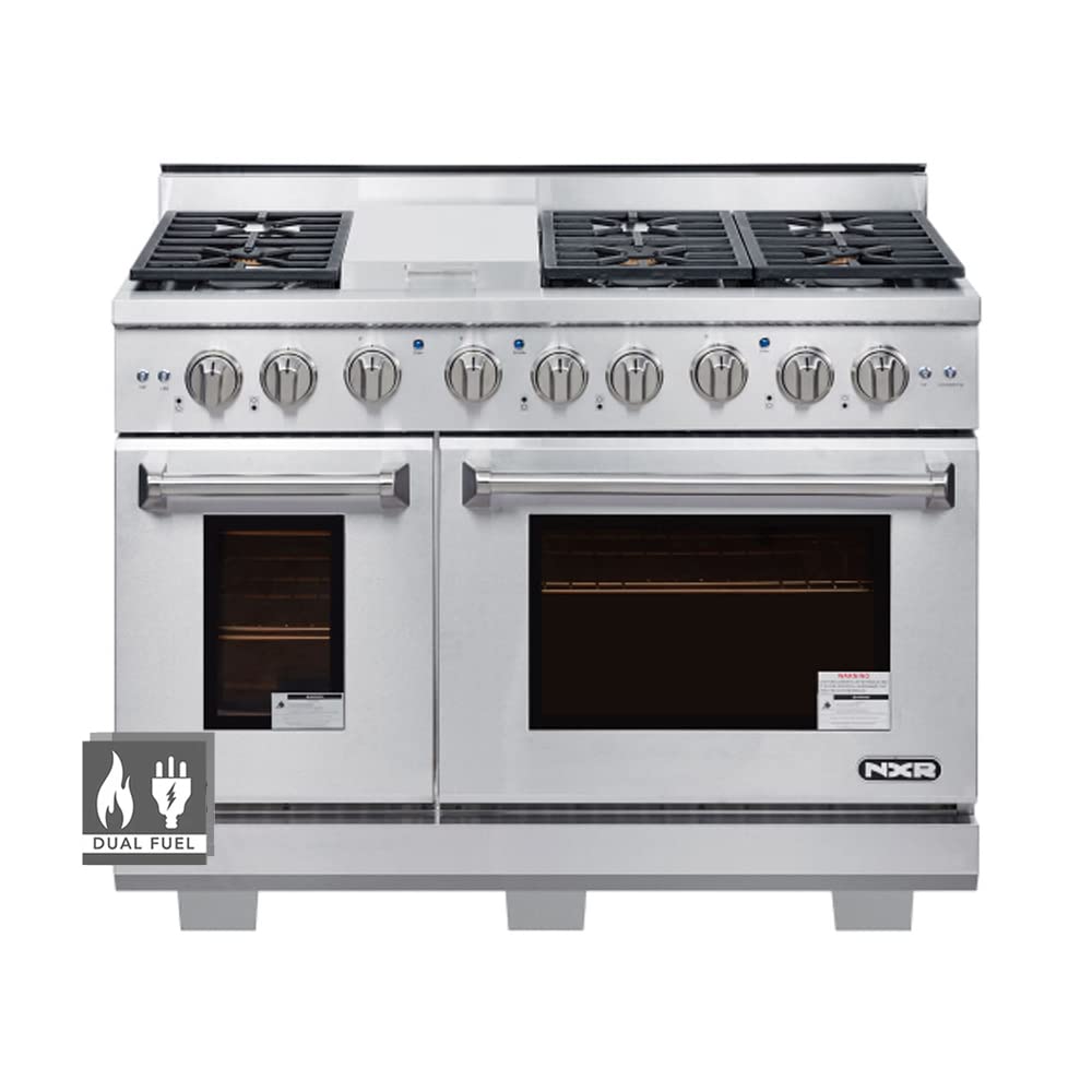 Amazon.com: NXR Culinary 48inch Pro Dual Fuel Range with 6 German