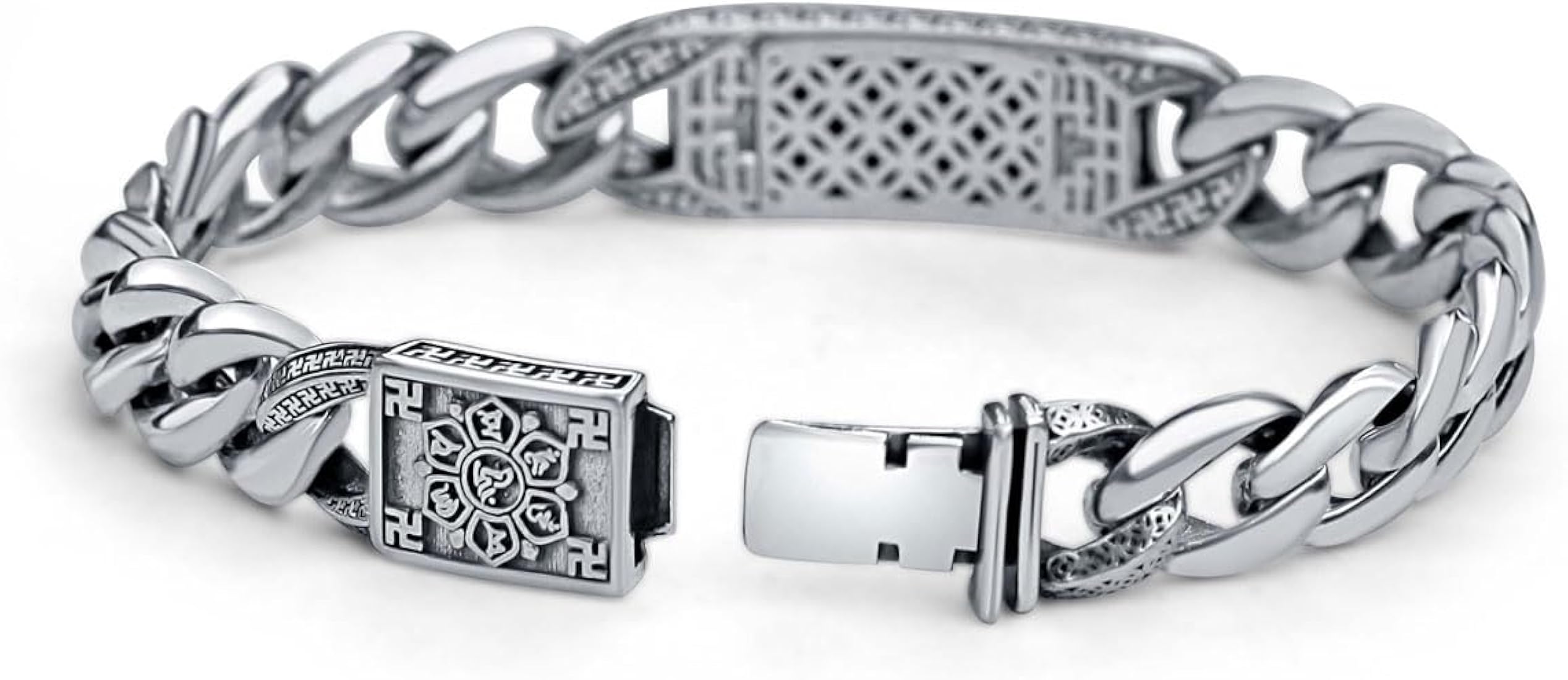 Raajraani Pure 925 Sterling Silver Bracelet for men | Mantram 925
