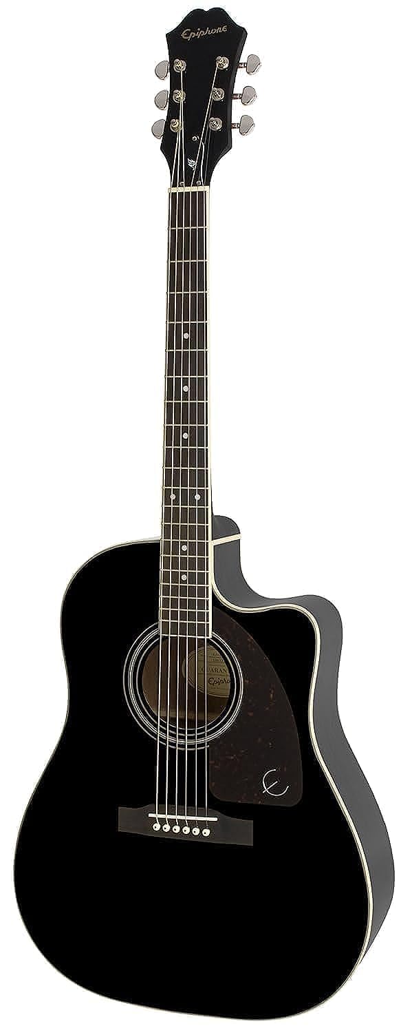 Amazon | Epiphone AJ-220SCE EB(エボニー) エレアコギター