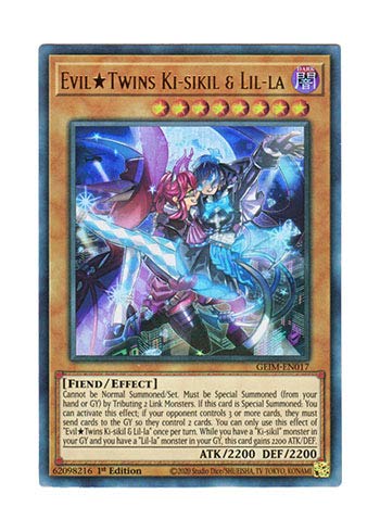 Amazon.co.jp: Yu-Gi-Oh! GEIM-EN017 EvilTwins Ki-sikil & Lil-la
