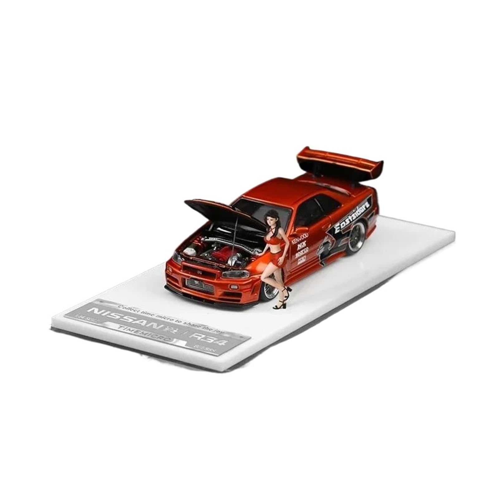 Amazon | ミニカー 1:64 日産 GTR R34 NFS ダイキャストモデルカー家の
