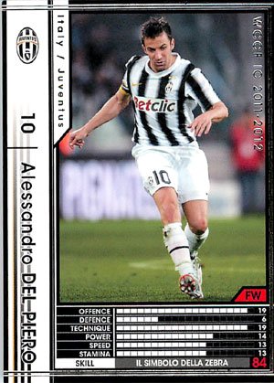 Amazon.co.jp: WCCF/11-12/ユベントス/黒/221/アレッサンドロ・デル