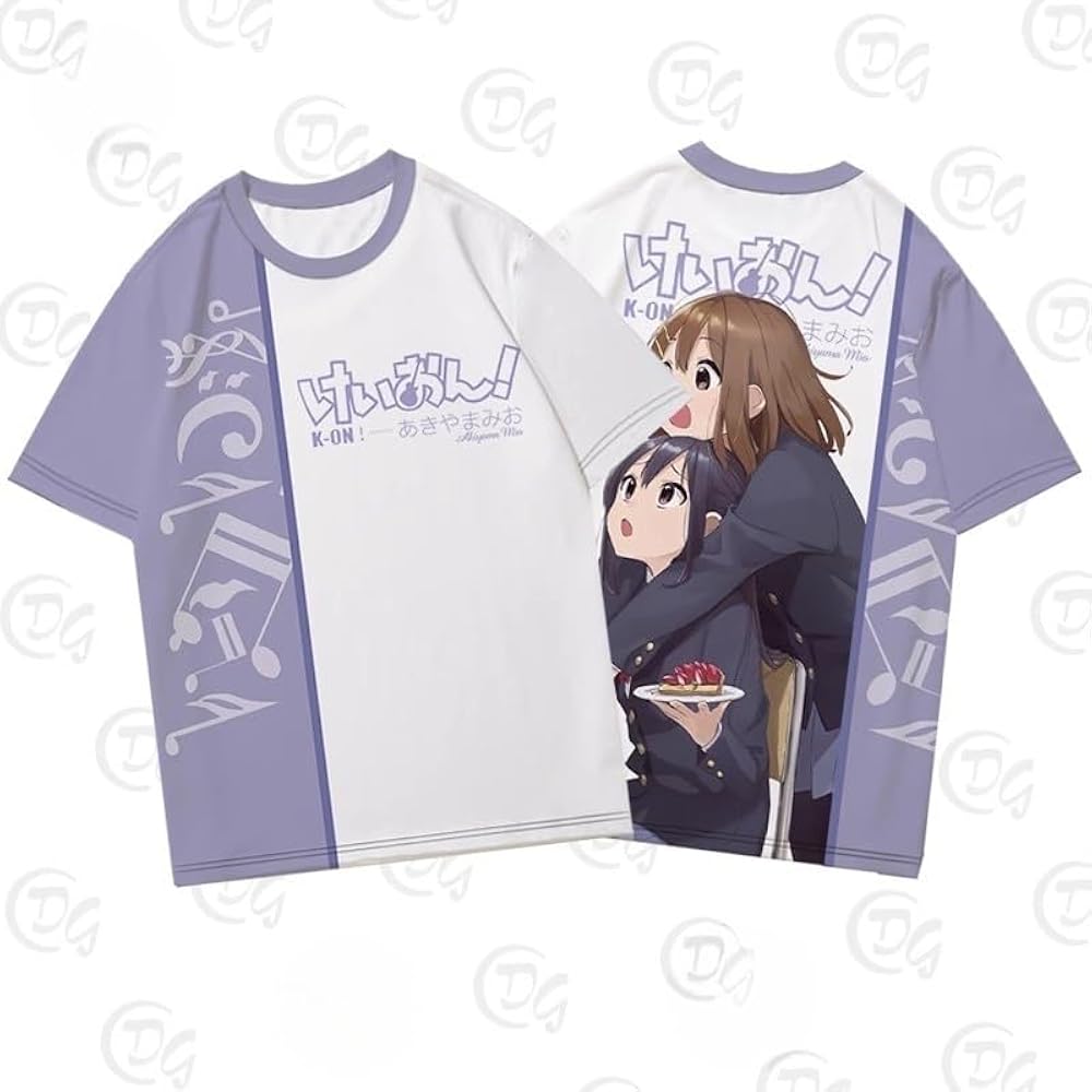 Amazon.co.jp: [百合] けいおん！Tシャツ 半袖 中野梓 平沢唯 応援
