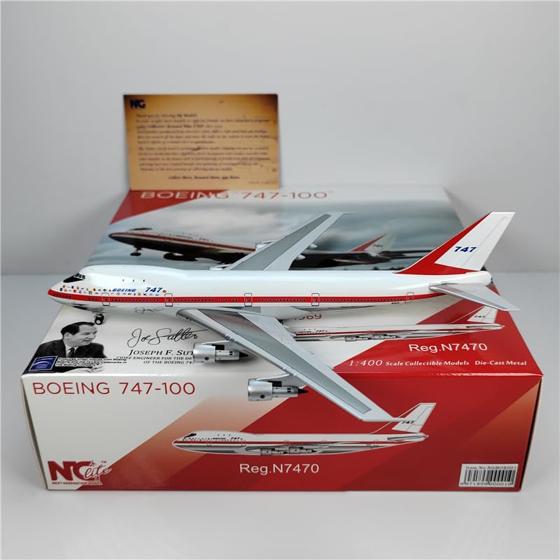 Amazon | NGmodels 1:400 NGBOE001 Boeing 747-100 N7470 モデル