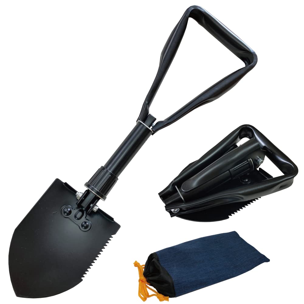 Amazon.co.jp: Freell フリール 多機能 折りたたみ スコップ 収納袋