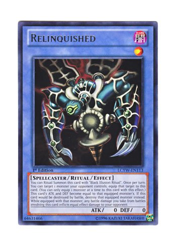 Amazon.co.jp: 遊戯王 英語版 LCYW-EN113 Relinquished サクリファイス