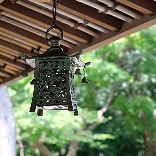 Amazon.co.jp: 灯篭 吊灯篭 高岡銅器 四角 灯籠 小 : ホーム＆キッチン
