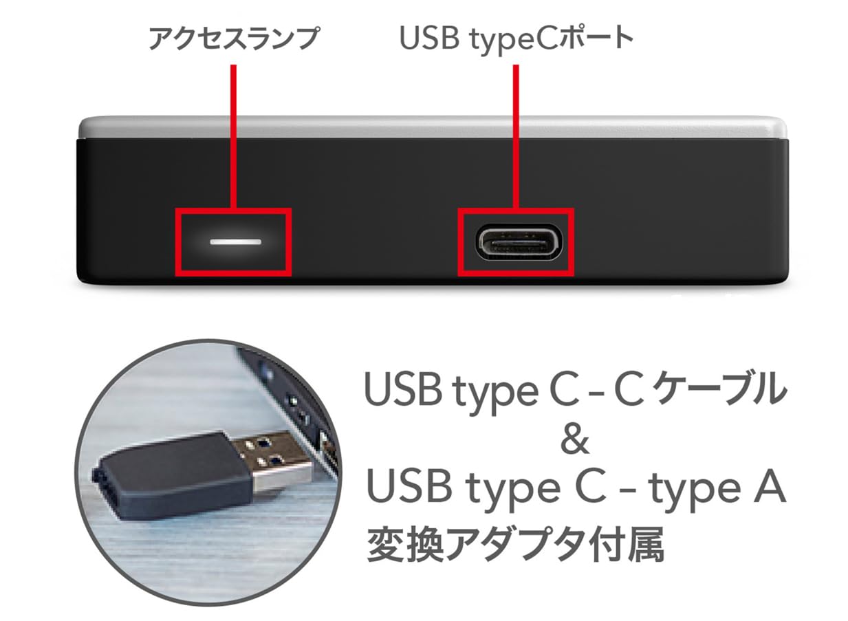 Amazon | ウエスタンデジタル(Western Digital) WD ポータブルHDD 2TB