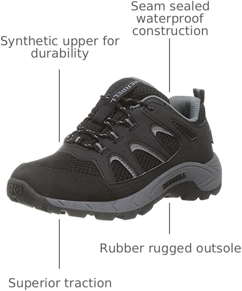 Amazon.com | Merrell Unisex Kid's OAKCREEK Low LACE Waterproof