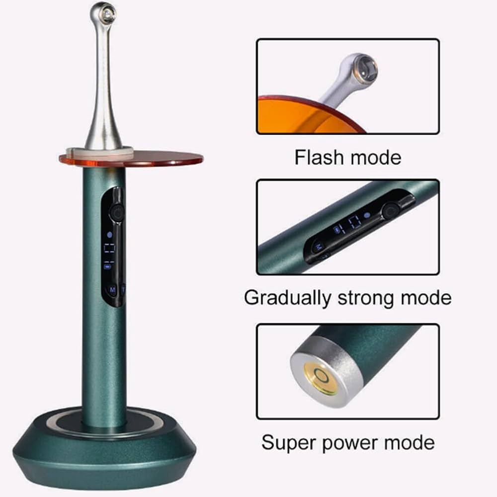 Amazon | Lekoc 歯科用LED無線重合用光照射器 青紫色の光 | 電動工具