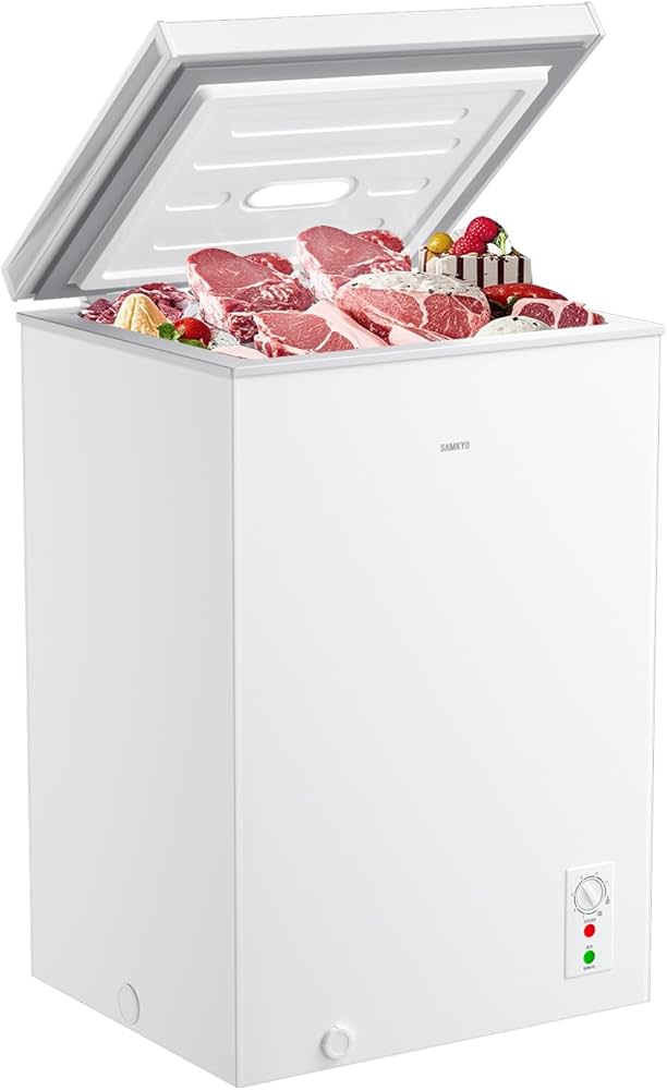 Amazon | SAMKYO 冷凍庫 100L 上開き 大容量 家庭用 チェスト