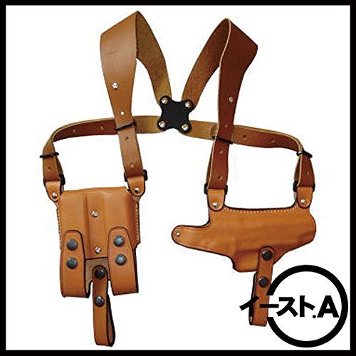 Amazon | East.A ホリゾンタル シルエットショルダーホルスター 牛革製