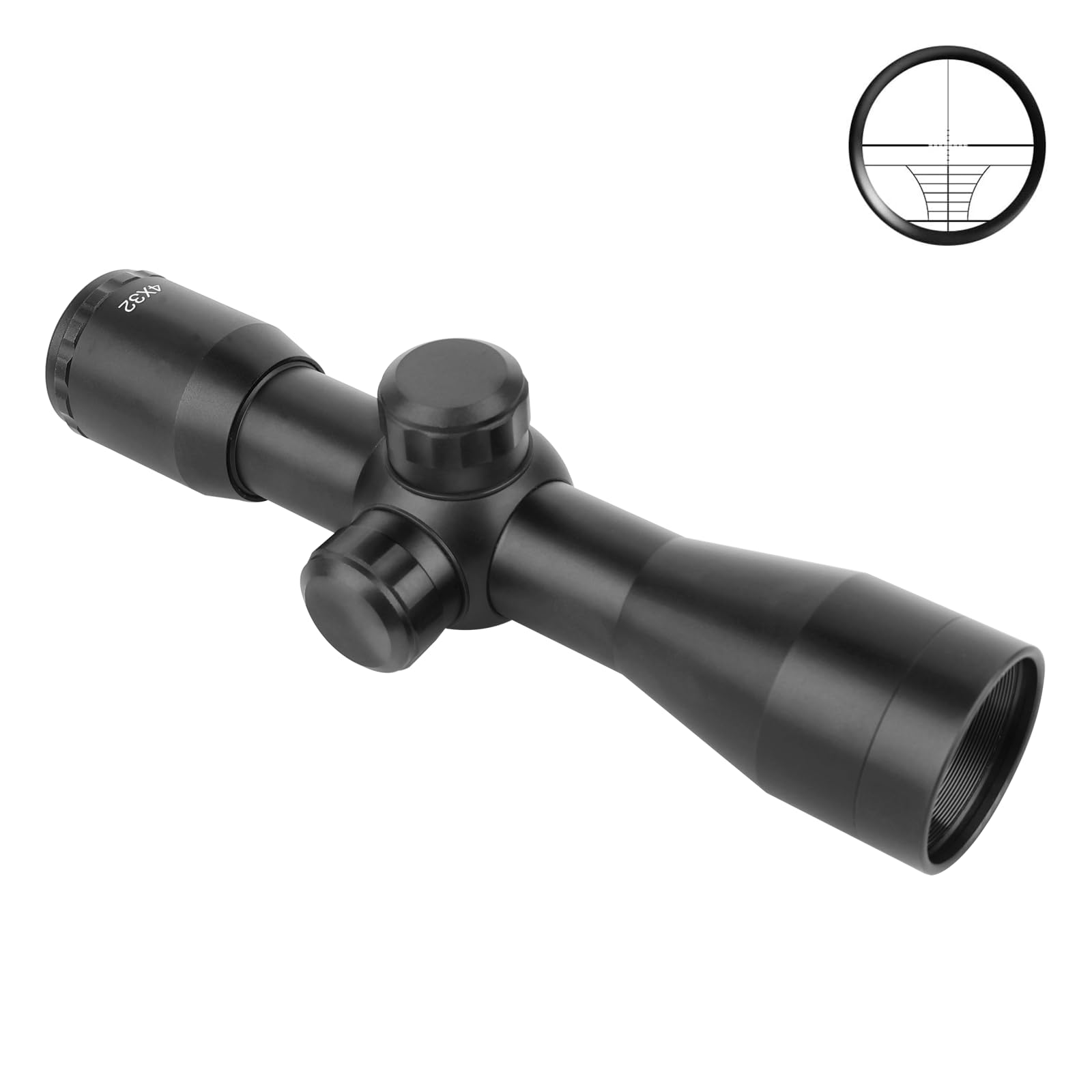 Amazon.co.jp: SKEERY 4X32 ライフルスコープ 4倍固倍照準器