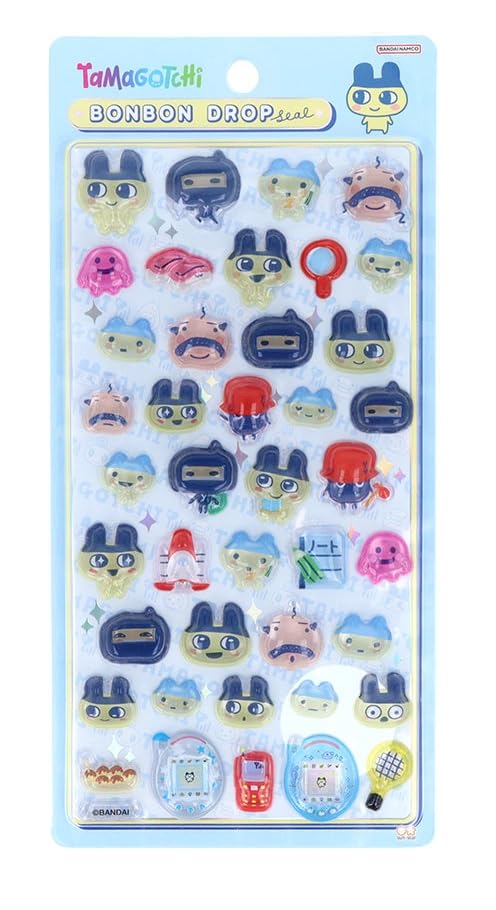 Amazon.co.jp: サンスター文具 ボンボンドロップシール たまごっち 4種