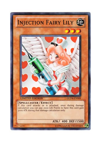Amazon.co.jp: 遊戯王 英語版 GLD4-EN009 Injection Fairy Lily お注射