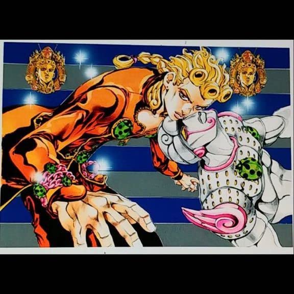 Amazon.co.jp: 荒木飛呂彦原画展 -冒険の波紋- 高級複製原画 黄金の風