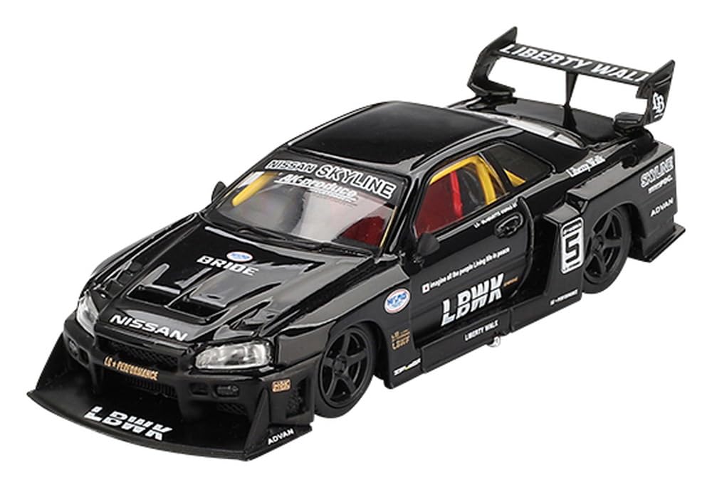 Amazon | MINI GT 1/64 Nissan LB-ER34 Super Silhouette スカイライン