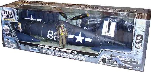 Elite Force 1:18 Scale WWII F4U White 82 Marine Corsair Daisy June