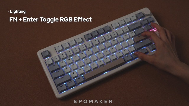 Amazon | EPOMAKER Galaxy70 無線ゲーミングキーボード 75