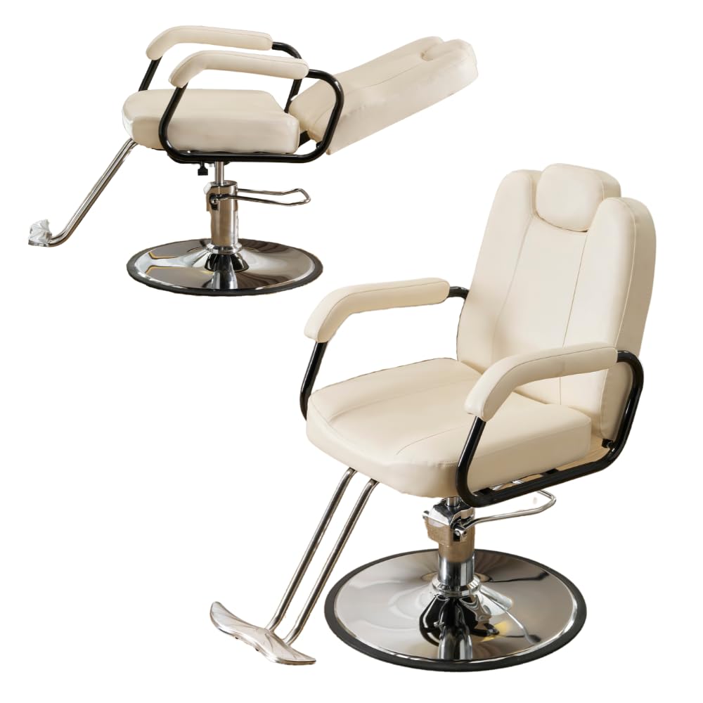 Amazon.co.jp: サロンチェア 美容室椅子 ヘアカッティング PUレザー