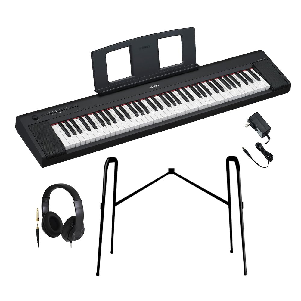 Amazon | YAMAHA NP-35B ブラック キーボード 76鍵盤 ヘッドホン・純正