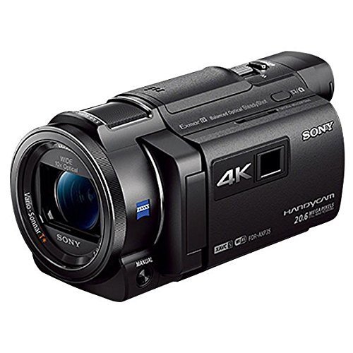Amazon | SONY 4Kビデオカメラ Handycam FDR-AXP35 ブラック 光学10倍