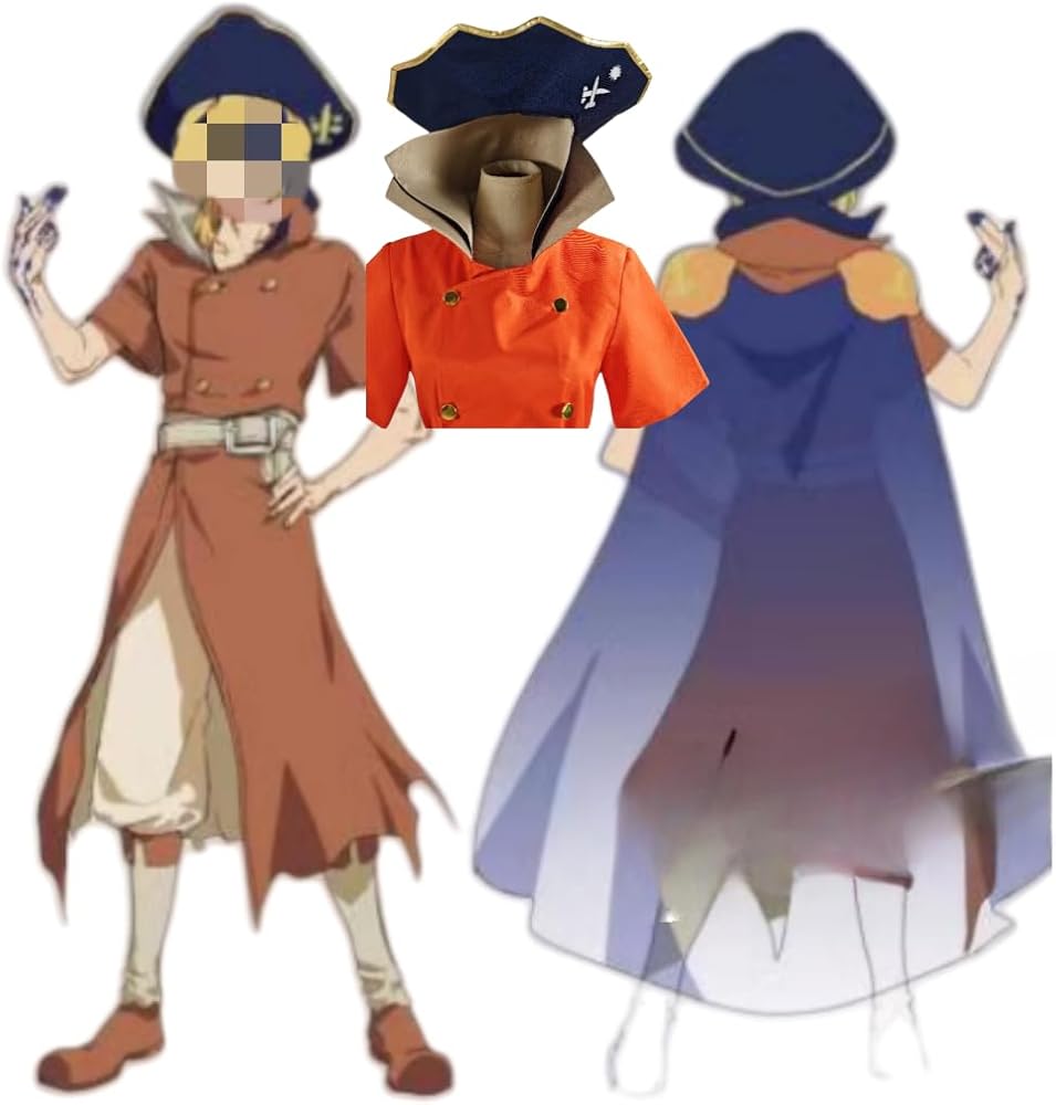 Amazon.co.jp: [Wo Wo 商贸] Dr.STONE 七海龍水 コスプレ衣装+マント+