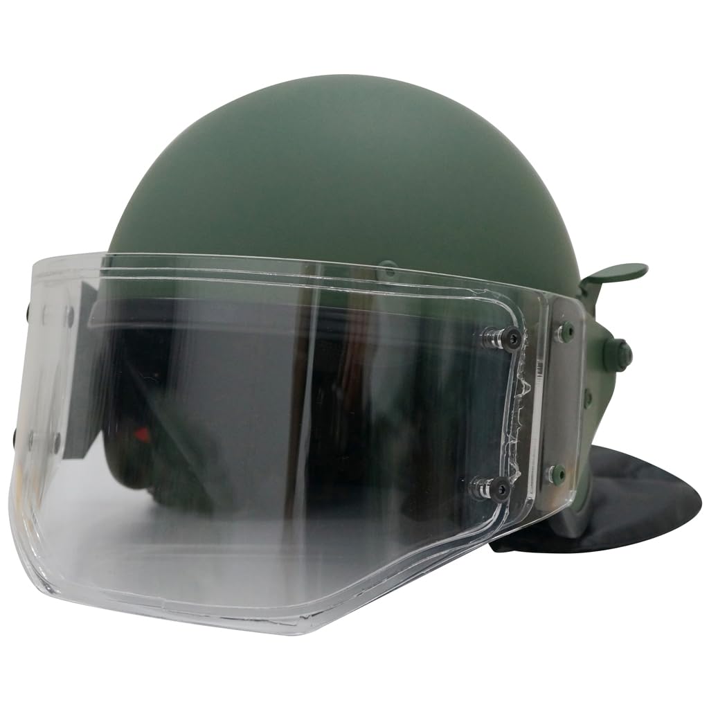 Amazon | ロシア軍ZSh-1-2M ヘルメット複製品 緑/グリーン FSB MVD