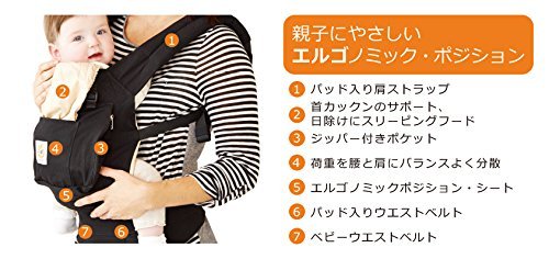 Amazon.co.jp: ERGO Baby 抱っこひも おんぶ可 [日本正規品保証付
