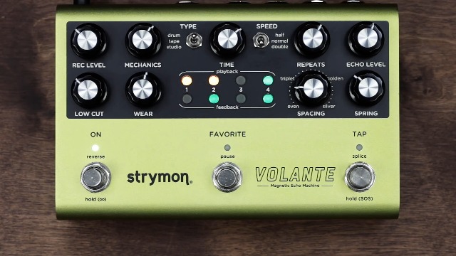 Amazon.com: Strymon Volante Magnetic Echo Machine Delay Guitar