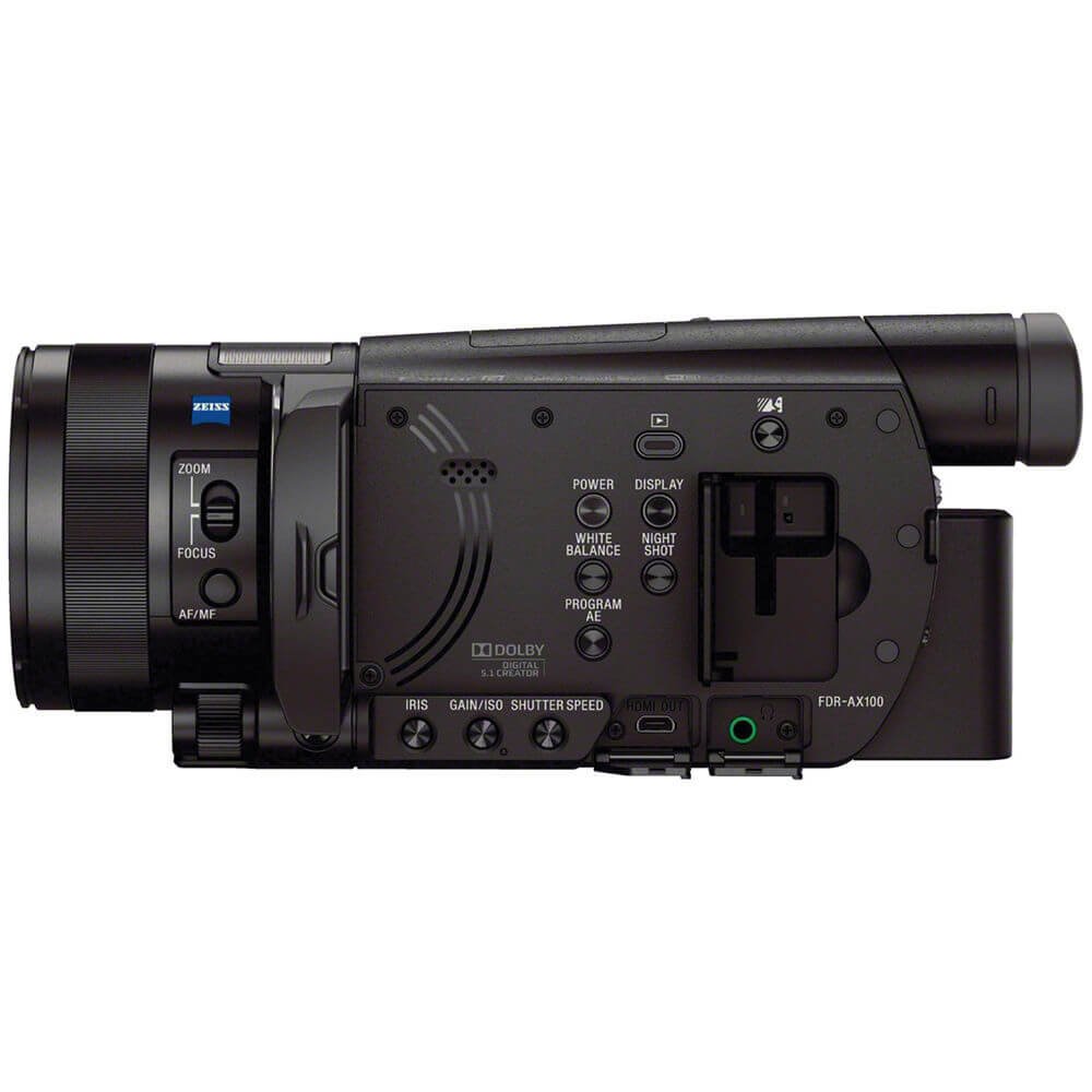 Amazon.com : Sony FDR-AX100/B 4K Video Camera with 3.5-Inch LCD
