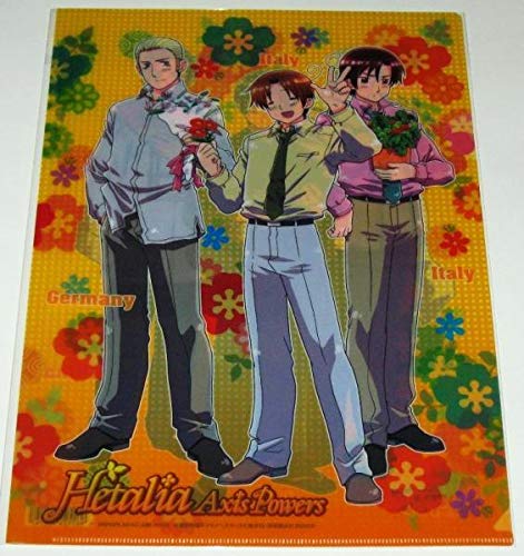 Amazon.co.jp: ヘタリア Axis powers クリアファイル/伊&独&日&中&露