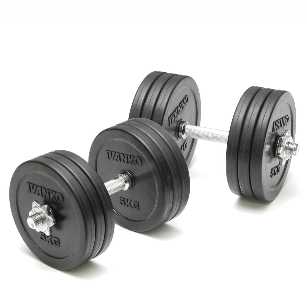 Amazon | IVANKO(イヴァンコ) ラバーダンベルセット(スクリューバー