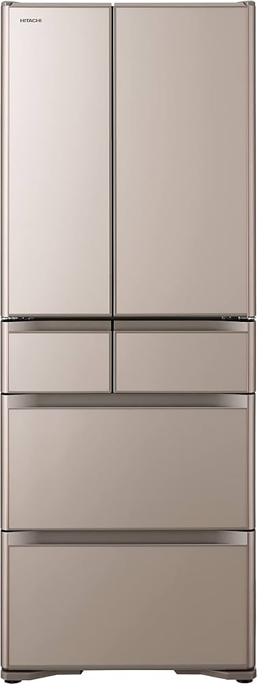 Amazon | 日立 冷蔵庫 幅68.5cm 505L クリスタルシャンパン R-X51N XN