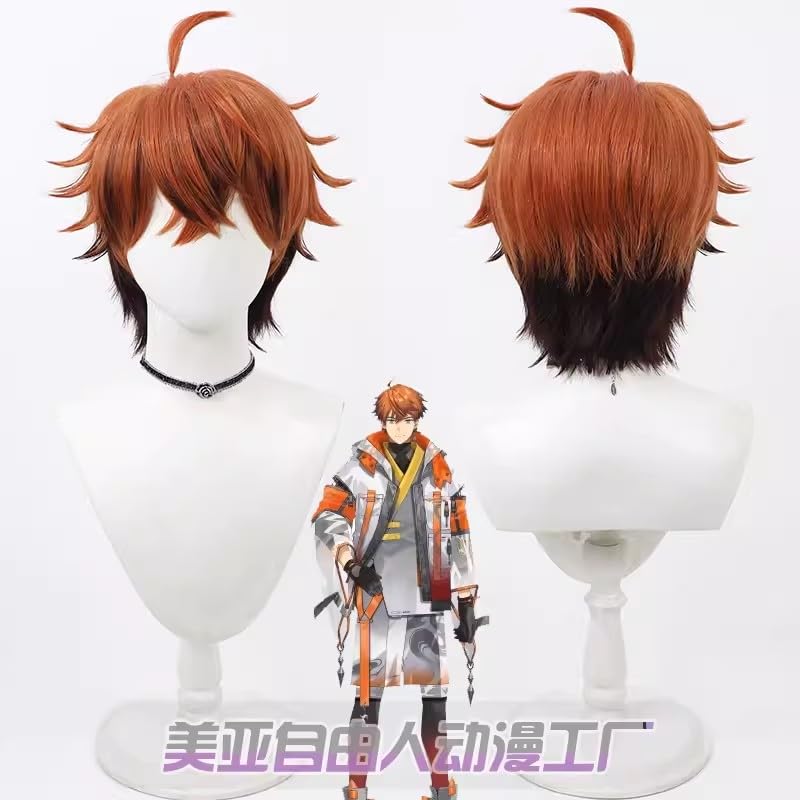 Amazon.co.jp: Vtuber 3SKM 北見遊征コスプレウィッグ +靴 : ホビー