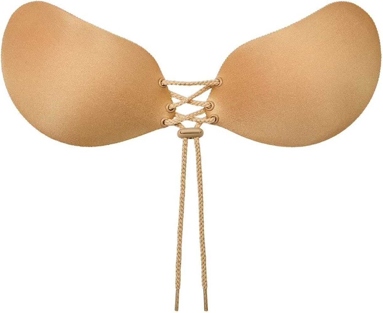 Amazon | [ヌーブラ]ヌーブラ・シームレス レースアップ レディース