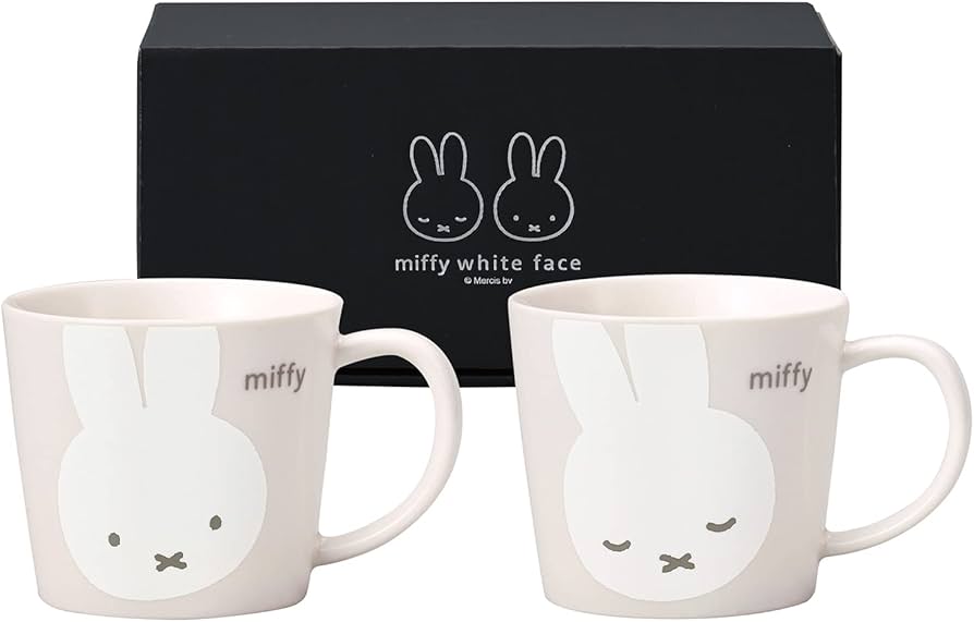 Amazon.com: Kaneshotouki 288750 Dick Bruna Miffy Pair Mug, Mug