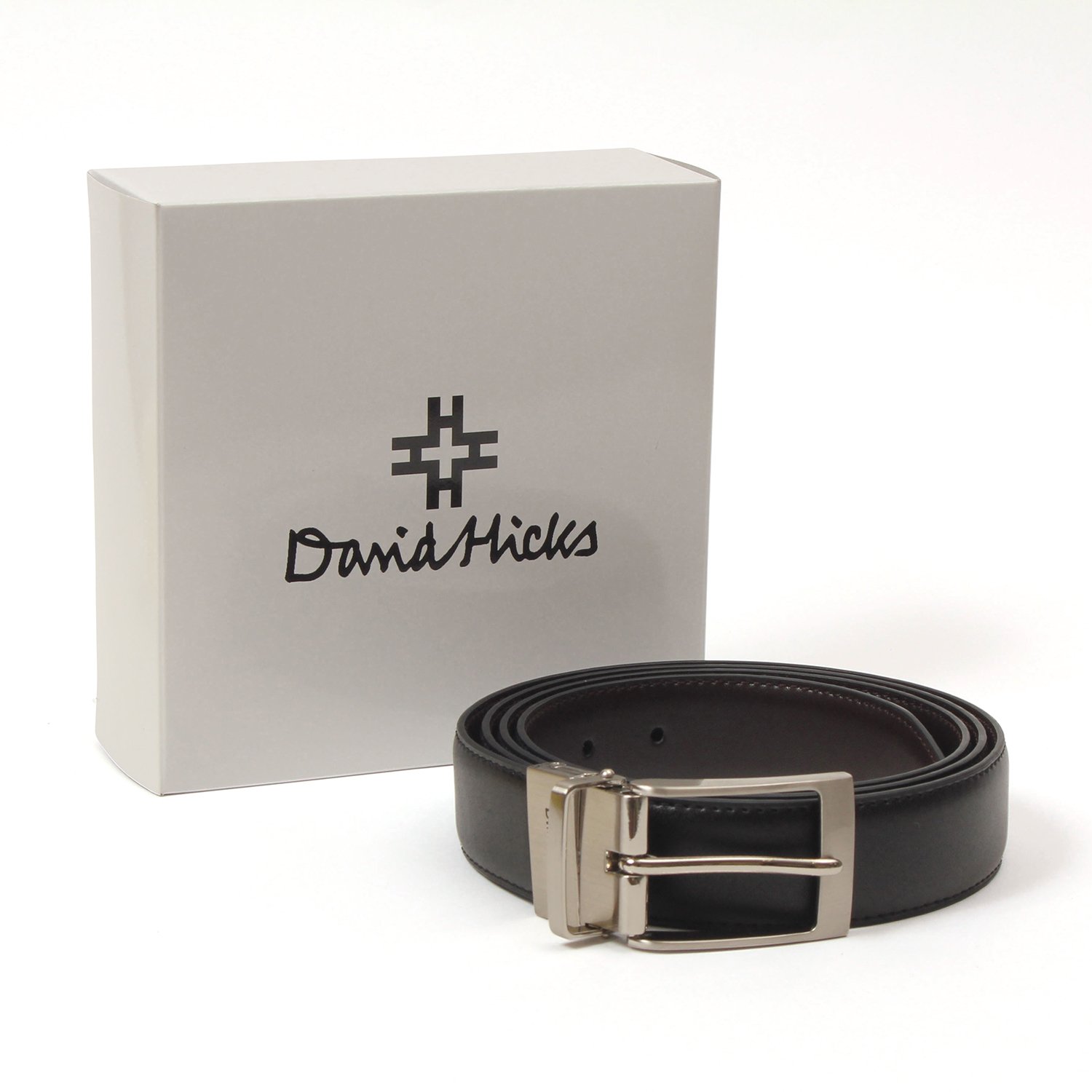 Amazon.co.jp: アセット リバーシブル ベルト(ブラック/ブラウン