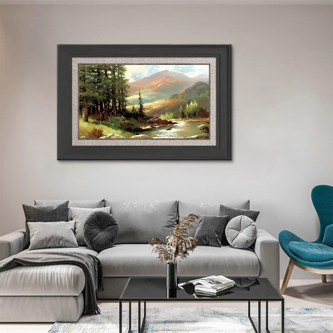 Amazon.co.jp: ロバート・ウッド［世界の名画コレクション］『山と川の