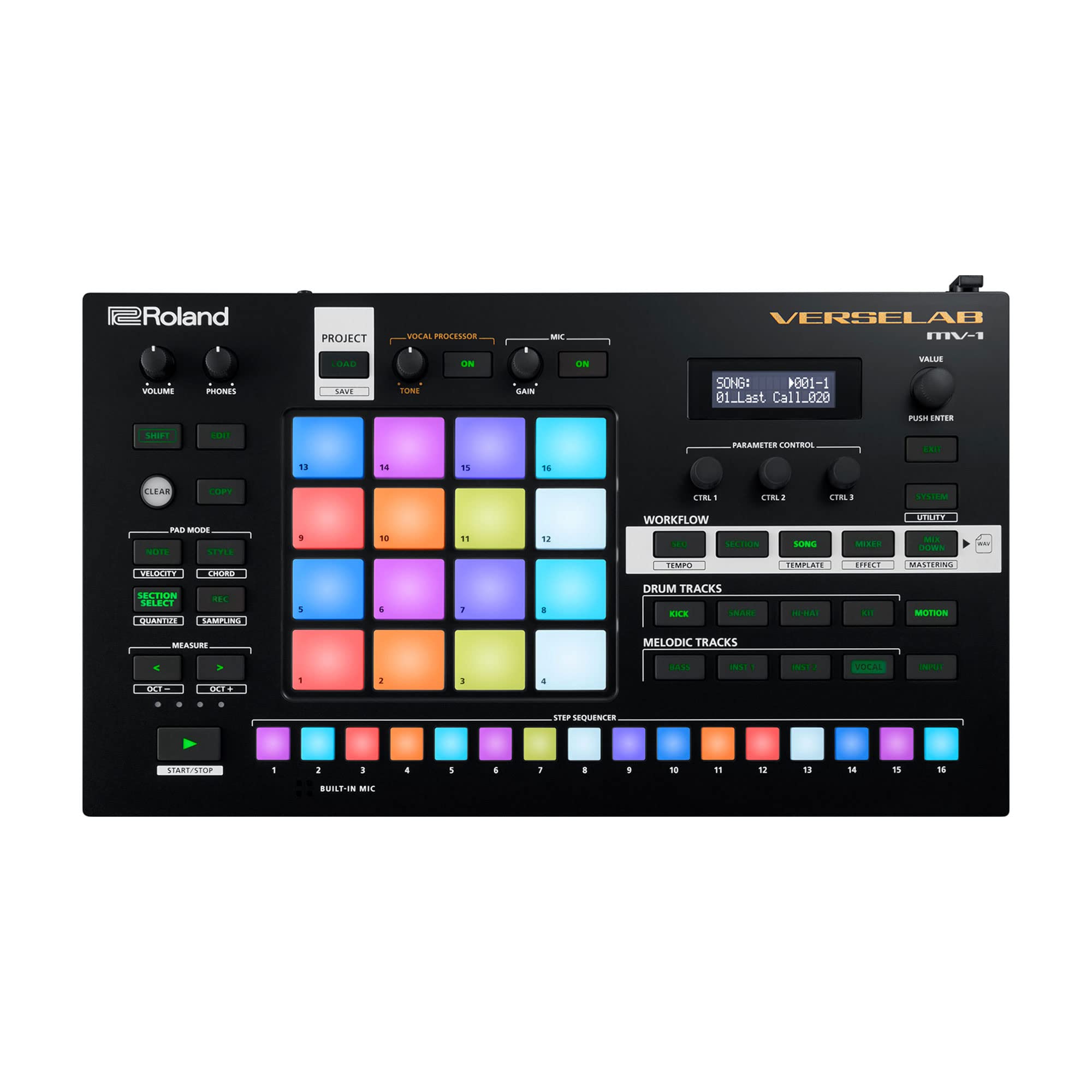 Amazon.com: Roland VERSELAB MV-1 ZEN-Core Professional Song