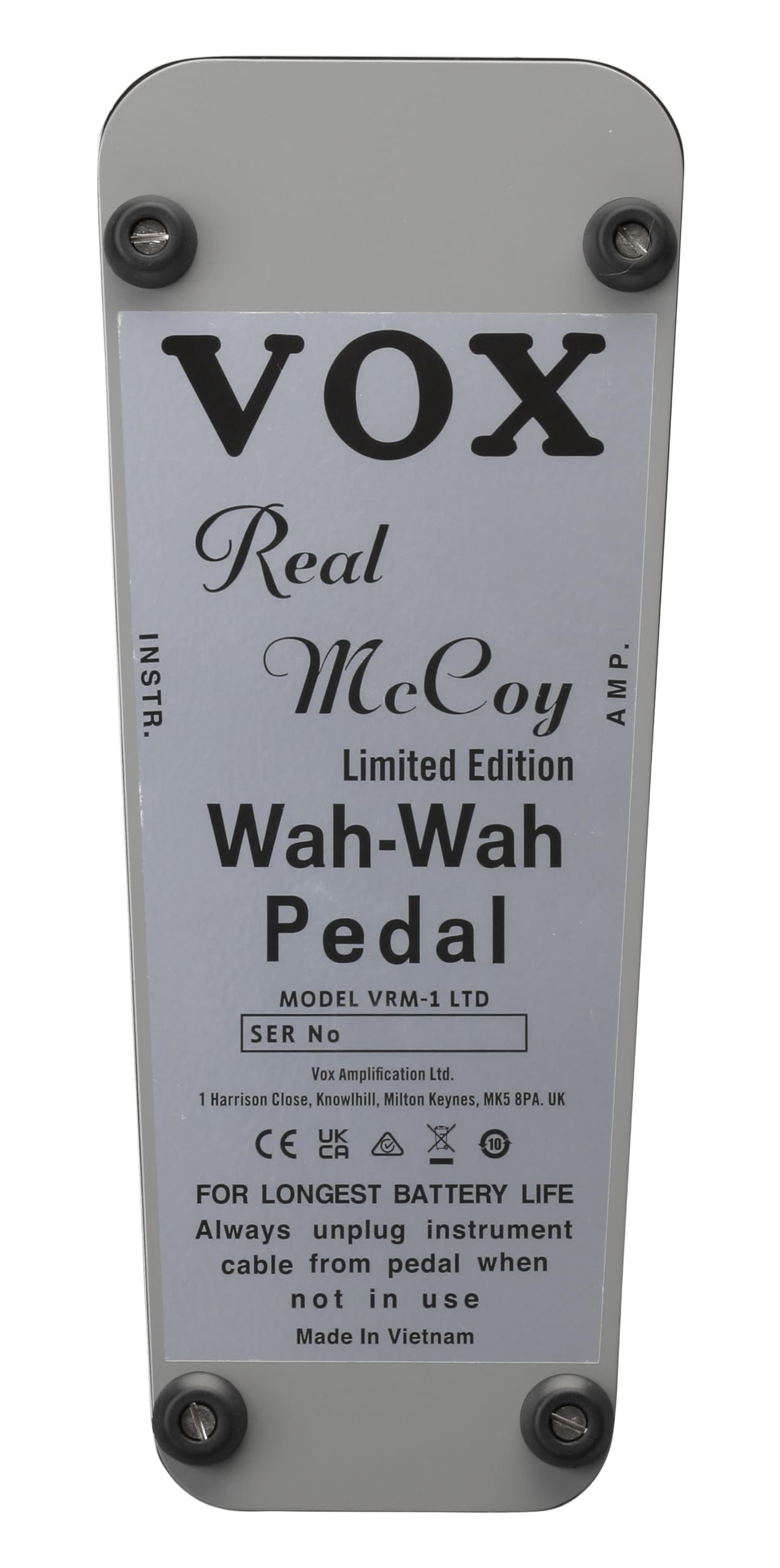 Amazon.com: Vox The Real McCoy VRM-1 Limited-Edition Wah Guitar