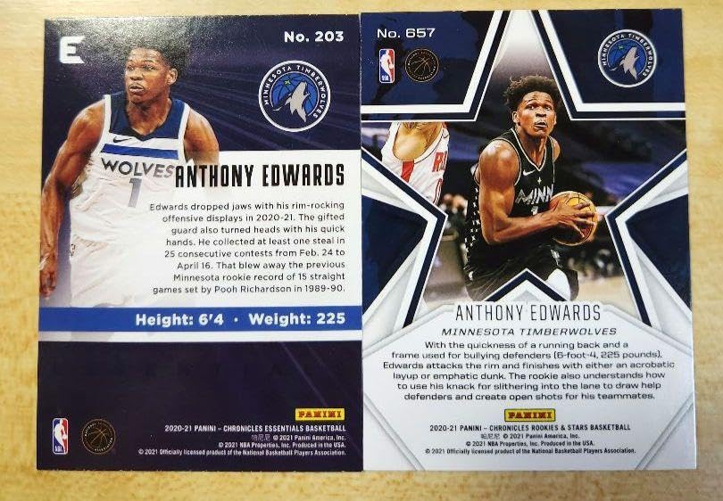 Amazon.co.jp: ANTHONY EDWARDS アンソニー エドワーズ ルーキー NBA