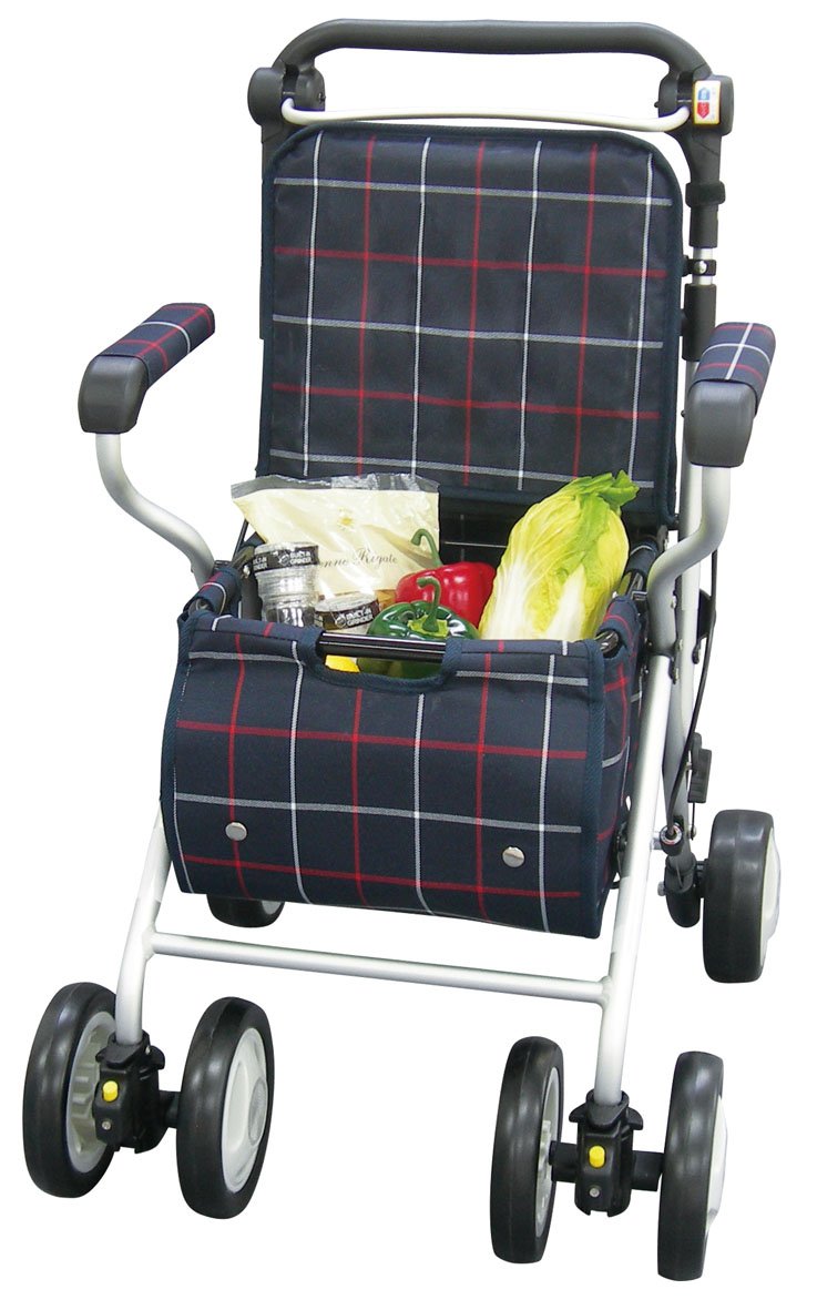 Amazon | 幸和製作所 シルバーカー テイコブST07 格子紺 | 幸和製作所