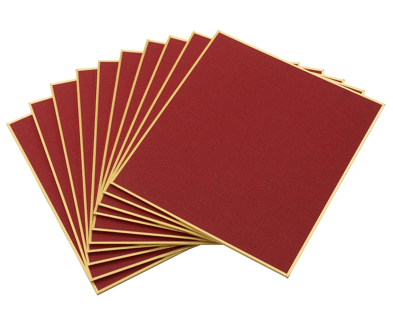 Amazon | 弘梅堂 カラー色紙 ミニ色紙 （タテ137mm×ヨコ122mm） 赤