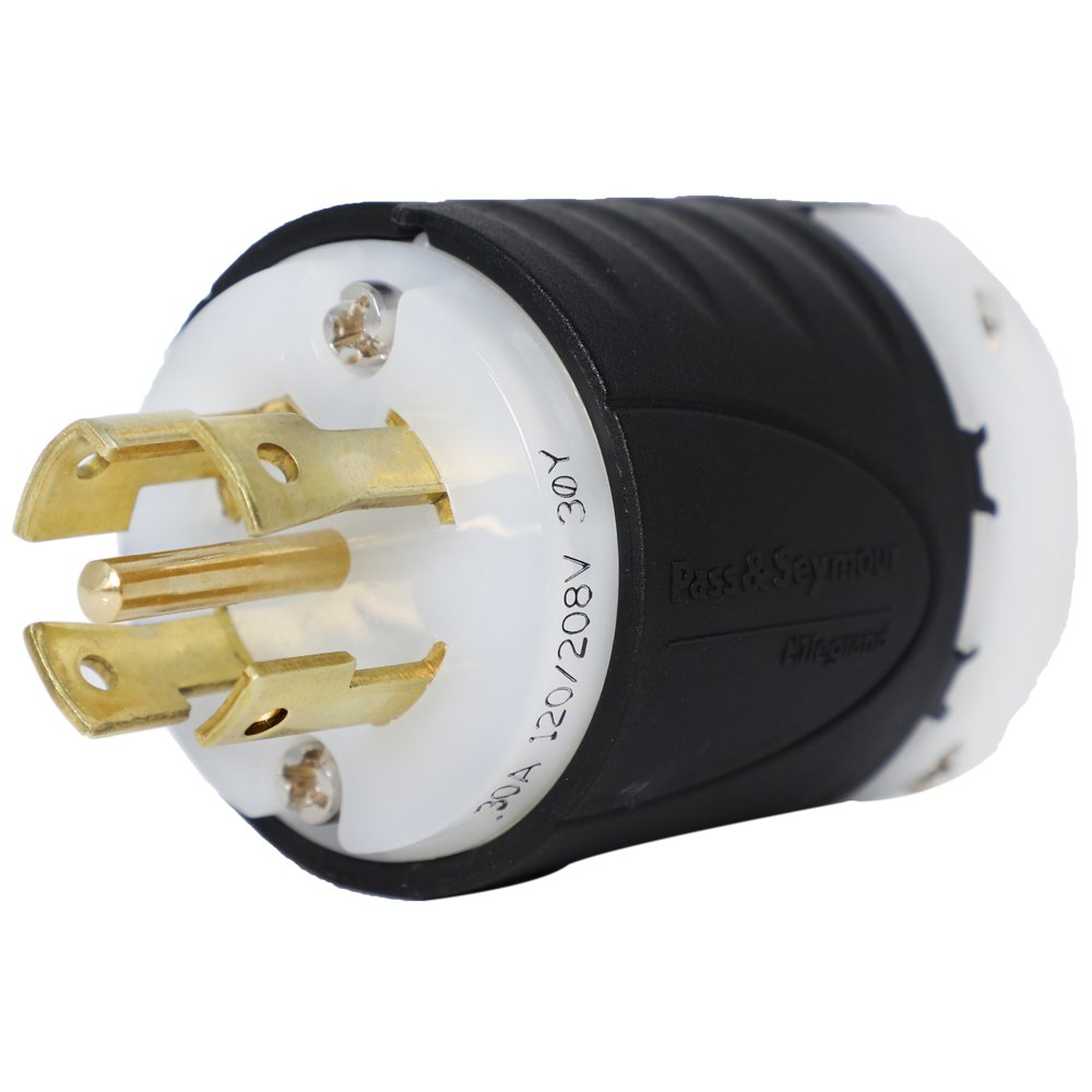 IronBox Electric NEMA L21-30P Plug - 30A, 120/208V, 5-Wire - UL