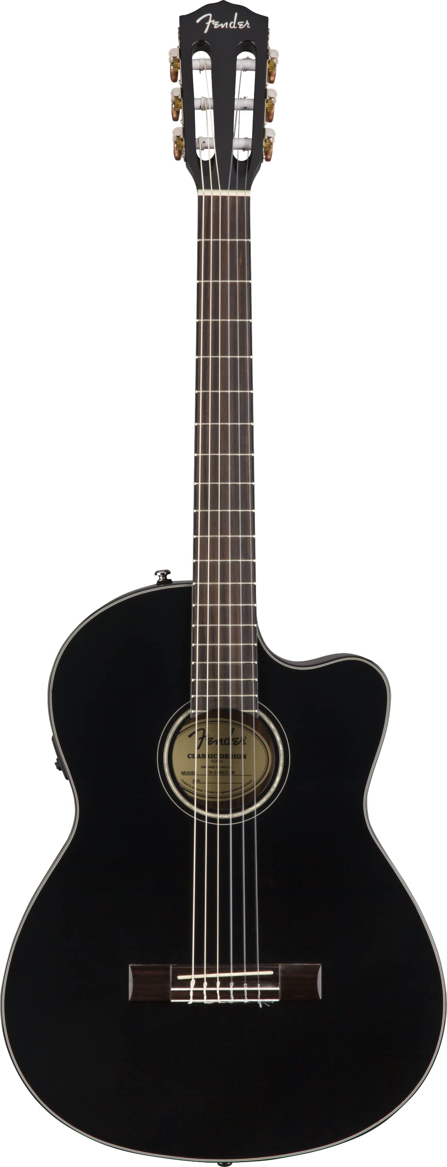 Amazon | Fender エレキアコースティックギター CN-140SCE, Black