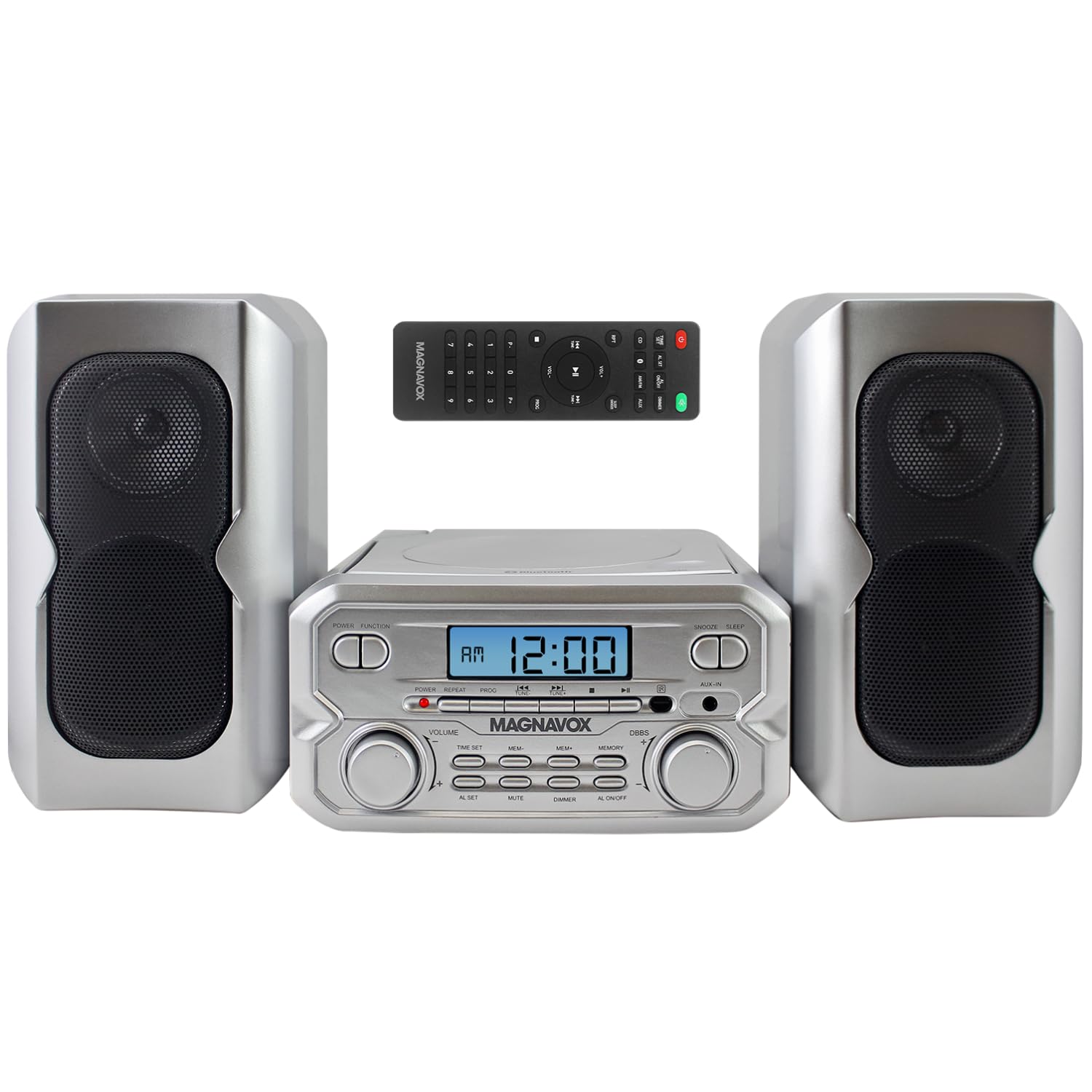 Amazon.com: Magnavox MM435M2-SL 3-Piece Compact CD Shelf System