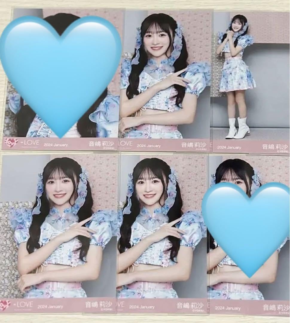 Amazon.co.jp: =LOVE イコラブ 生写真 6周年衣装 音嶋莉沙 コンプ ヨリ